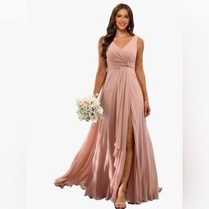 Women's Dusty Rose Formal Dress